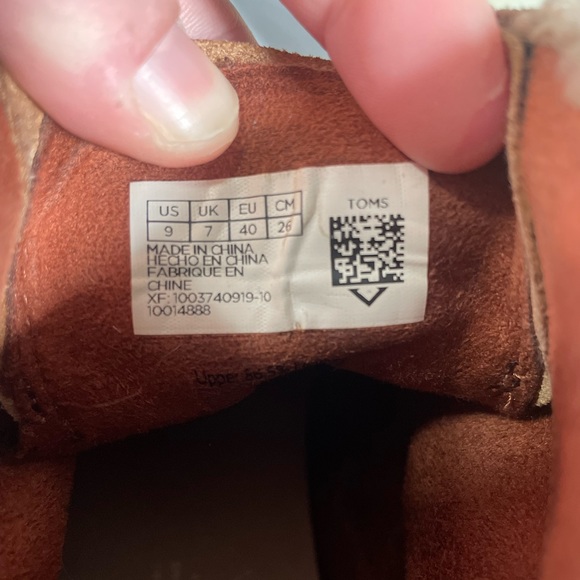 ‘TOMS’ Mesa Zebra Waterproof Lace-Up Boots | Size: 9 US Women’s - Picture 10 of 13